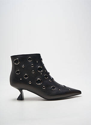 Bottines/boots bout pointu talon de 4 à 6cm noir JEANNOT femme