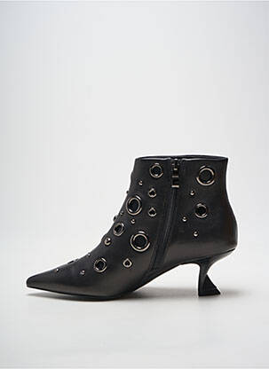 Bottines/boots bout pointu talon de 4 à 6cm noir JEANNOT femme