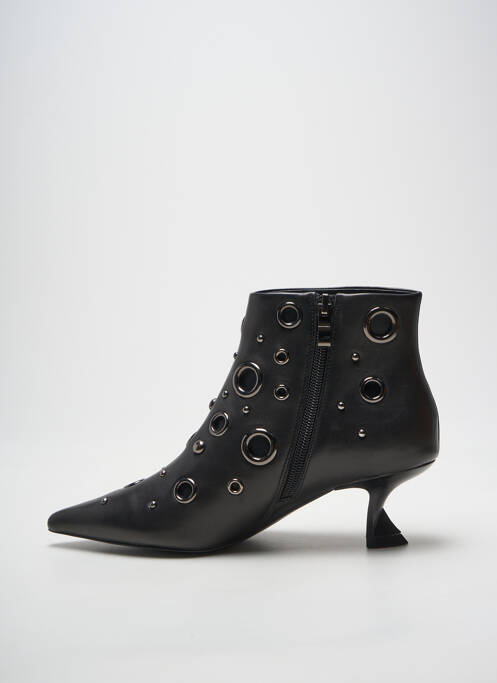 Bottines/boots bout pointu talon de 4 à 6cm noir JEANNOT femme