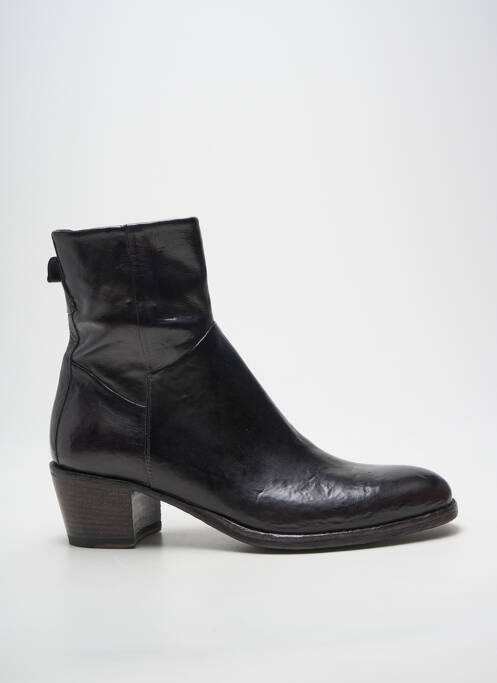 Bottines/boots matière lisse talon de 4 à 6cm noir KING TARTUFOLI femme