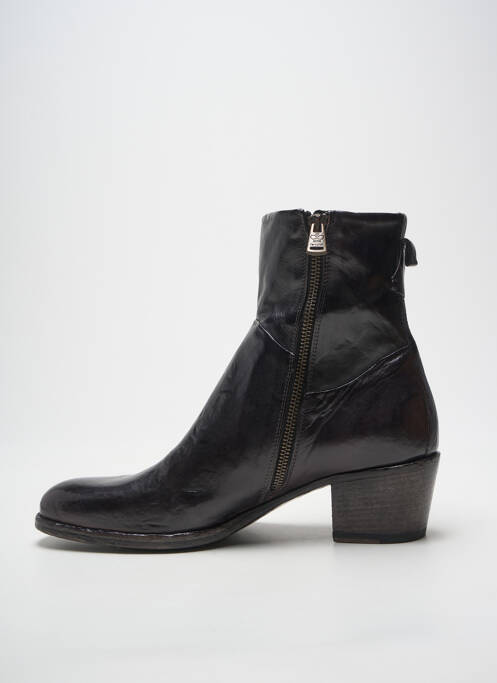 Bottines/boots matière lisse talon de 4 à 6cm noir KING TARTUFOLI femme