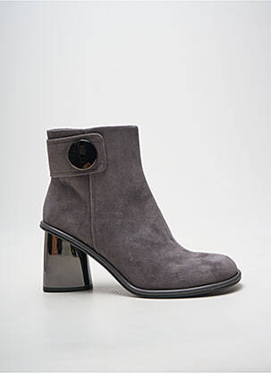 Bottines/boots talon bottier talon de 7 à 9cm gris JEANNOT femme