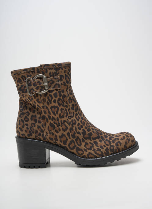 Bottines/boots talon bottier talon de 7 à 9cm marron NGY femme