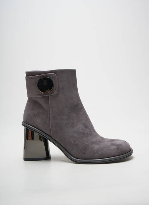 Bottines/boots talon bottier talon de 7 à 9cm gris JEANNOT femme