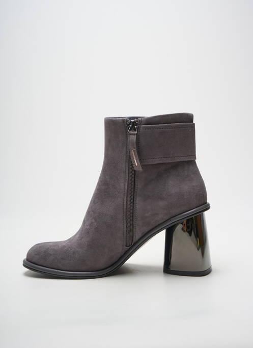 Bottines/boots talon bottier talon de 7 à 9cm gris JEANNOT femme