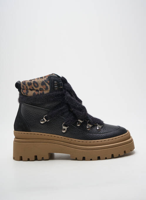 Bottines/boots talon bas talon de 4 à 6cm noir MELINE femme