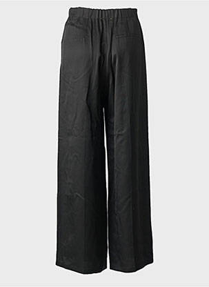 Pantalon large fermeture zippée sous rabat boutonné taille normale noir FORTE-FORTE femme