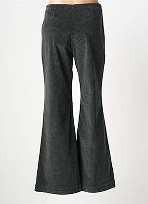 Pantalon large fermeture zippée sous rabat avec crochet taille normale vert MASSCOB femme