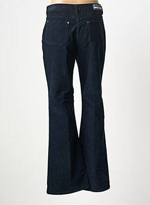 Pantalon droit fermeture zippée sous rabat boutonné taille normale bleu VANESSA BRUNO femme
