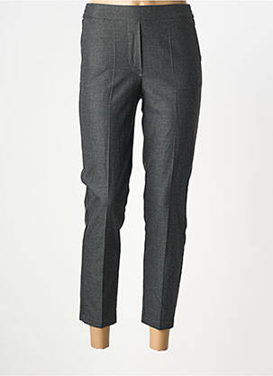 Pantalon 7/8 stretch taille normale gris MOMONI femme