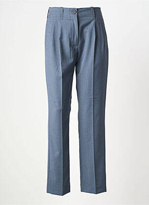 Pantalon droit tissage popeline taille normale bleu GOLDEN GOOSE femme