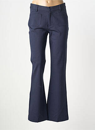 Pantalon flare stretch taille normale bleu JANE BLUE femme