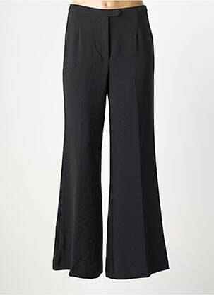 Pantalon large tissage crêpe taille normale noir MALIPARMI femme