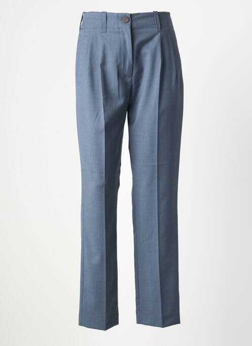 Pantalon droit tissage popeline taille normale bleu GOLDEN GOOSE femme