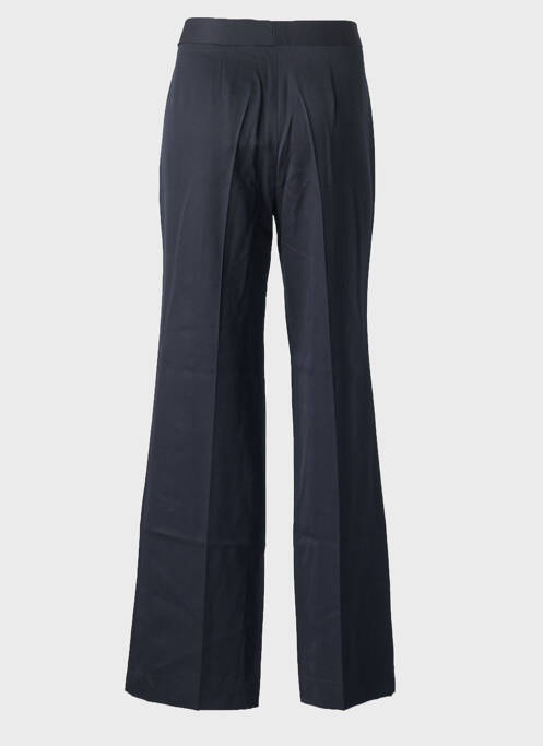 Pantalon droit tissage popeline taille normale bleu MASSCOB femme