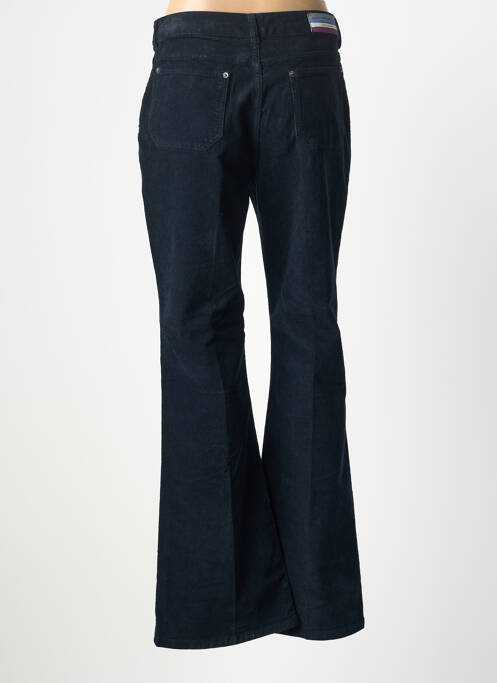 Pantalon droit fermeture zippée sous rabat boutonné taille normale bleu VANESSA BRUNO femme