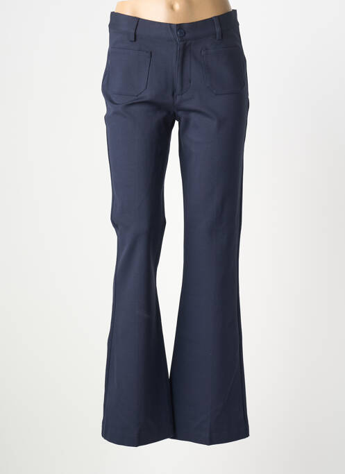 Pantalon flare stretch taille normale bleu JANE BLUE femme