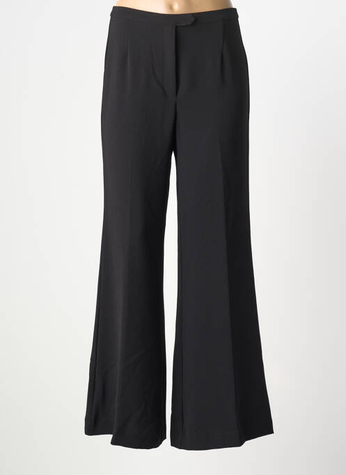 Pantalon large tissage crêpe taille normale noir MALIPARMI femme