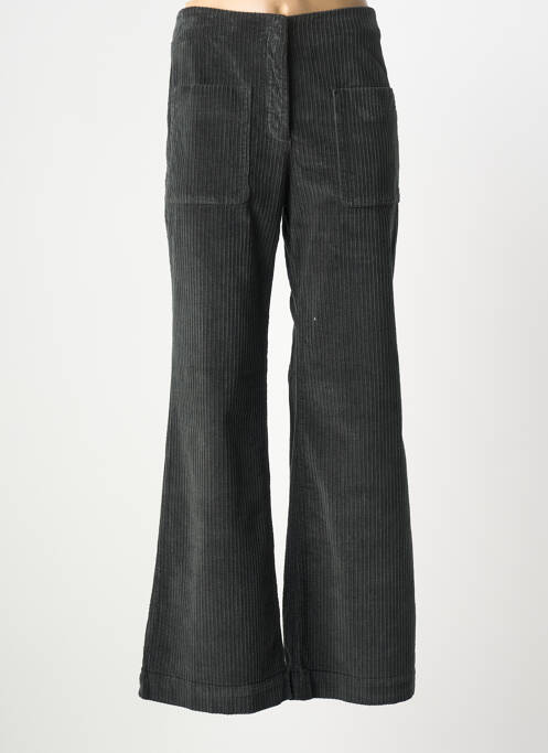 Pantalon large fermeture zippée sous rabat avec crochet taille normale vert MASSCOB femme