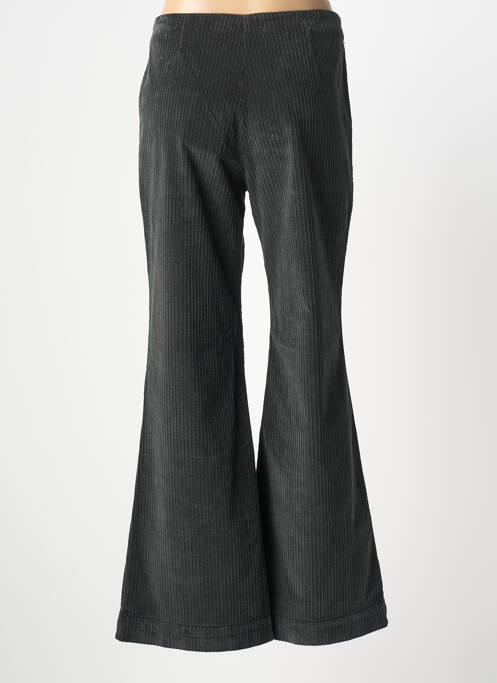 Pantalon large fermeture zippée sous rabat avec crochet taille normale vert MASSCOB femme