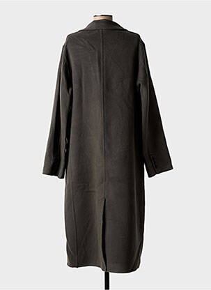 Manteau long coupe droite sans capuche gris CLOSED femme