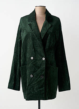 Veste casual col tailleur vert PHISIQUE DU ROLE femme