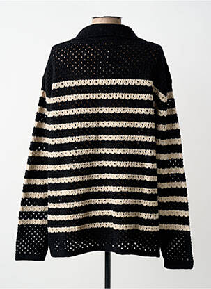 Pull coupe droite manches longues noir VANESSA BRUNO femme