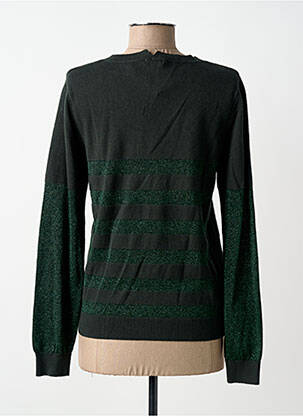 Pull coupe cintrée manches longues vert BELLEROSE femme