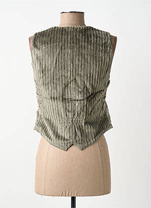 Gilet sans manche coupe cintrée vert GOODMATCH femme