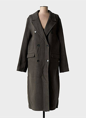 Manteau long coupe droite sans capuche gris CLOSED femme