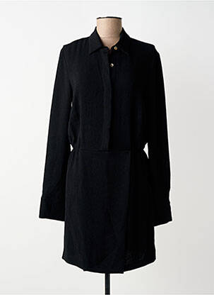 Robe courte manches longues manches longues noir FORTE-FORTE femme