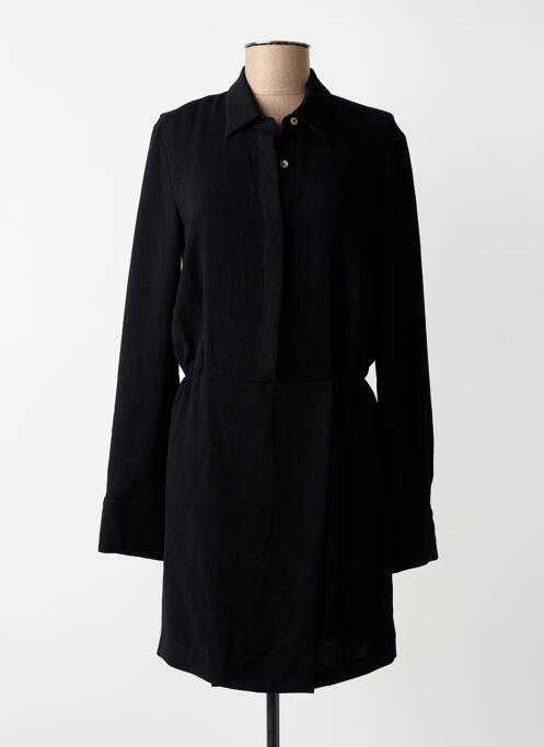 Robe courte manches longues manches longues noir FORTE-FORTE femme