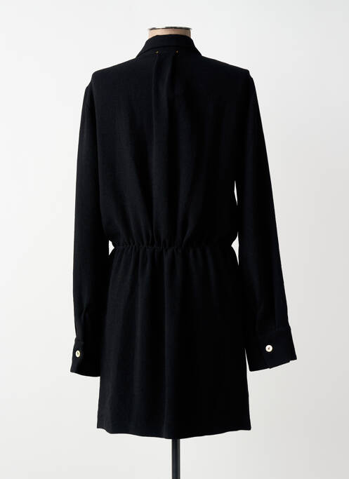 Robe courte manches longues manches longues noir FORTE-FORTE femme