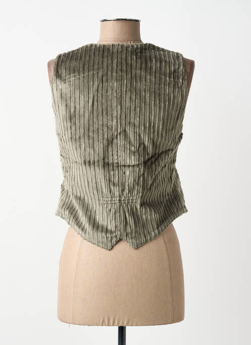 Gilet sans manche coupe cintrée vert GOODMATCH femme