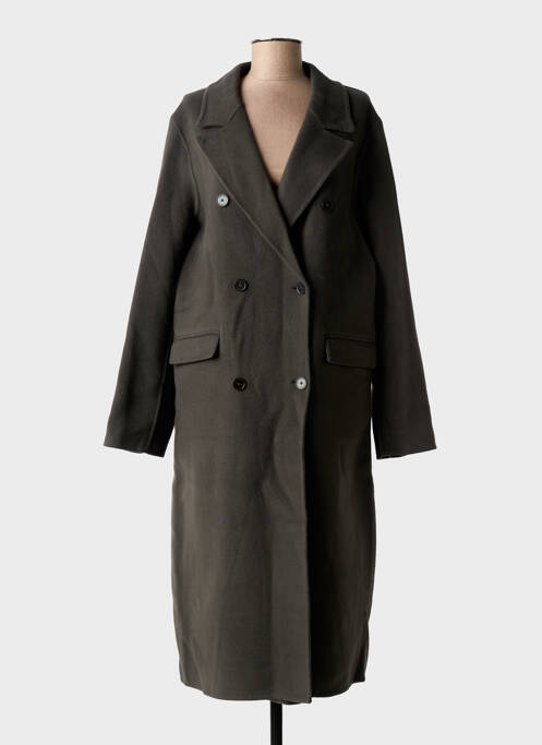 Manteau long coupe droite sans capuche gris CLOSED femme