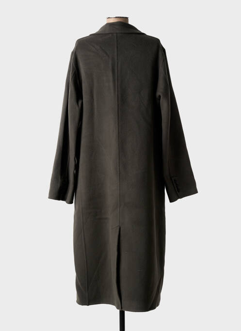 Manteau long coupe droite sans capuche gris CLOSED femme