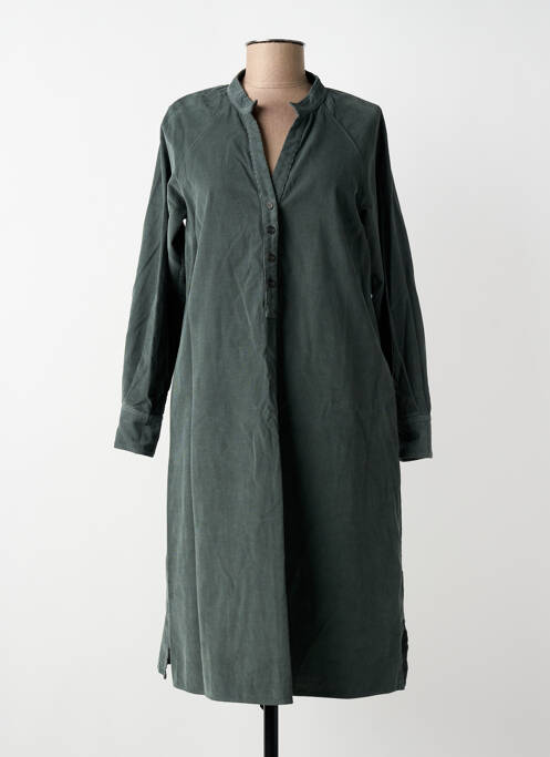 Robe mi-longue manches longues manches longues gris ROSSO 35 femme