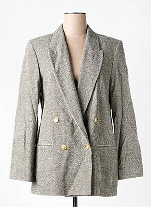 Blazer poches gris ALYSI femme