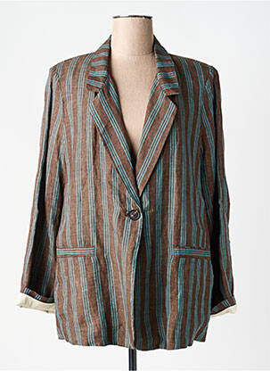 Blazer poches marron MOMONI femme