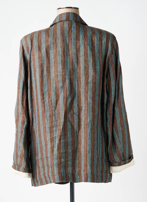 Blazer poches marron MOMONI femme