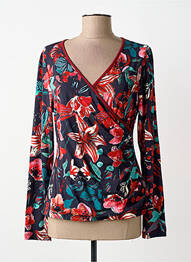 T-shirt manches longues manches longues rouge MALOKA femme