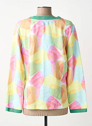 Pull coupe droite manches longues jaune MADE IN SENS femme