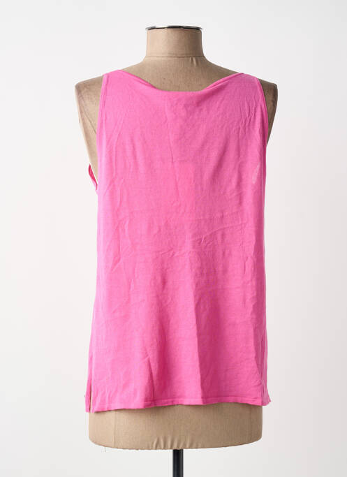 Débardeur coupe droite sans manche rose SURKANA femme
