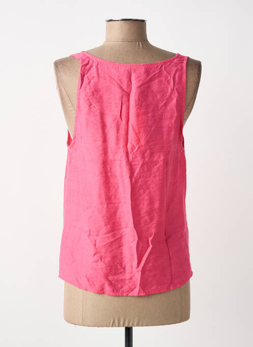 Débardeur coupe droite sans manche rose SURKANA femme