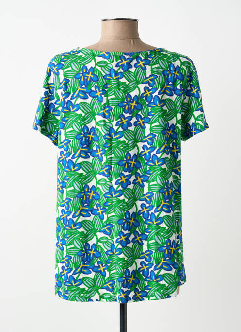T-shirt imprimé fantaisie manches courtes vert MADE IN SENS femme