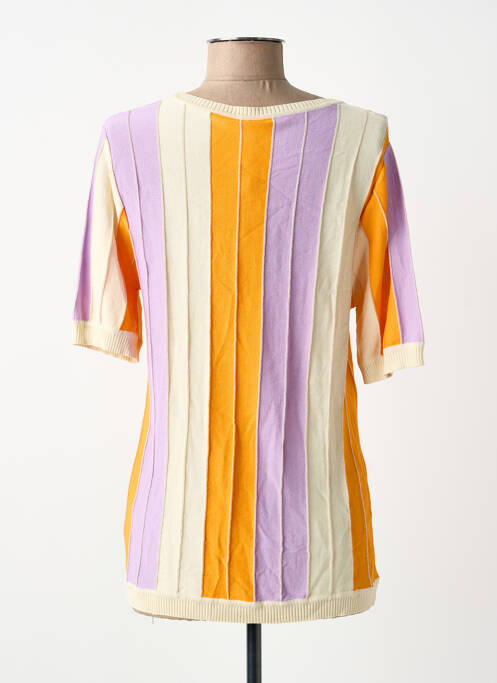 T-shirt stretch manches courtes violet SCORZZO femme