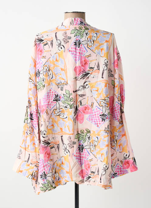 Veste casual coupe droite rose MADE IN SENS femme