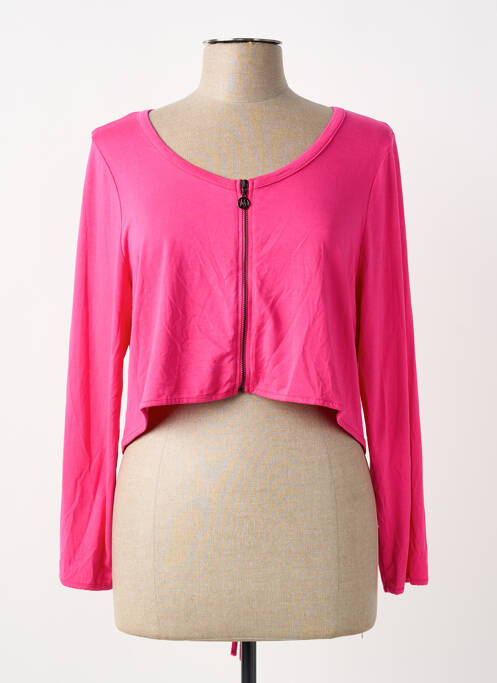 Veste casual coupe cintrée rose MALOKA femme