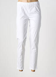 Pantalon 7/8 stretch taille normale blanc ORIENTIQUE NATURALLY femme