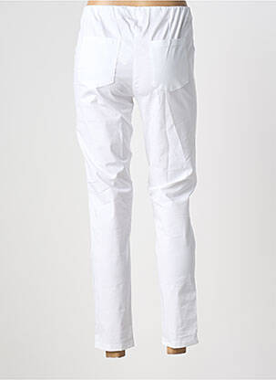 Pantalon 7/8 stretch taille normale blanc ORIENTIQUE NATURALLY femme